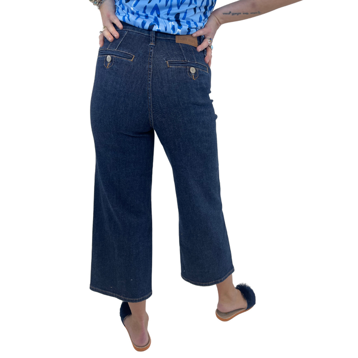 Judy Blue High Waist Tummy Control Tailored Crop