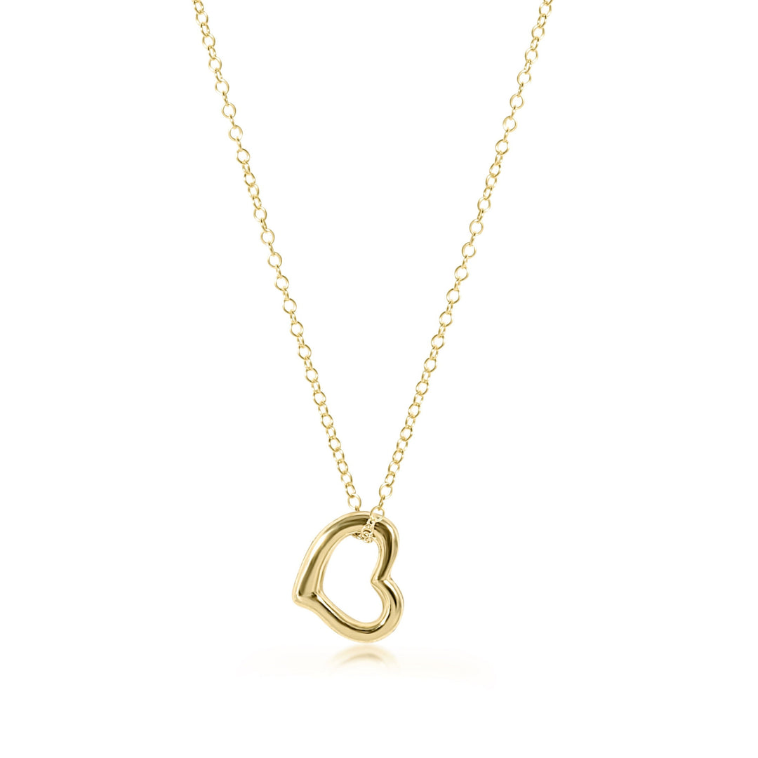 enewton 16" Necklace-Love Gold Charm