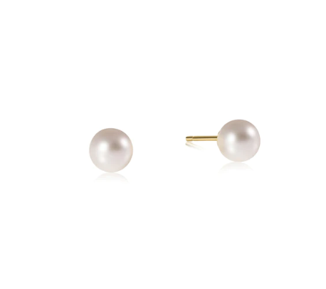 enewton Classic 6mm Ball Stud Earrings- Pearl