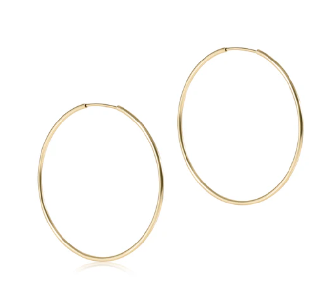 enewton Endless Gold 1.25" Hoop Earrings