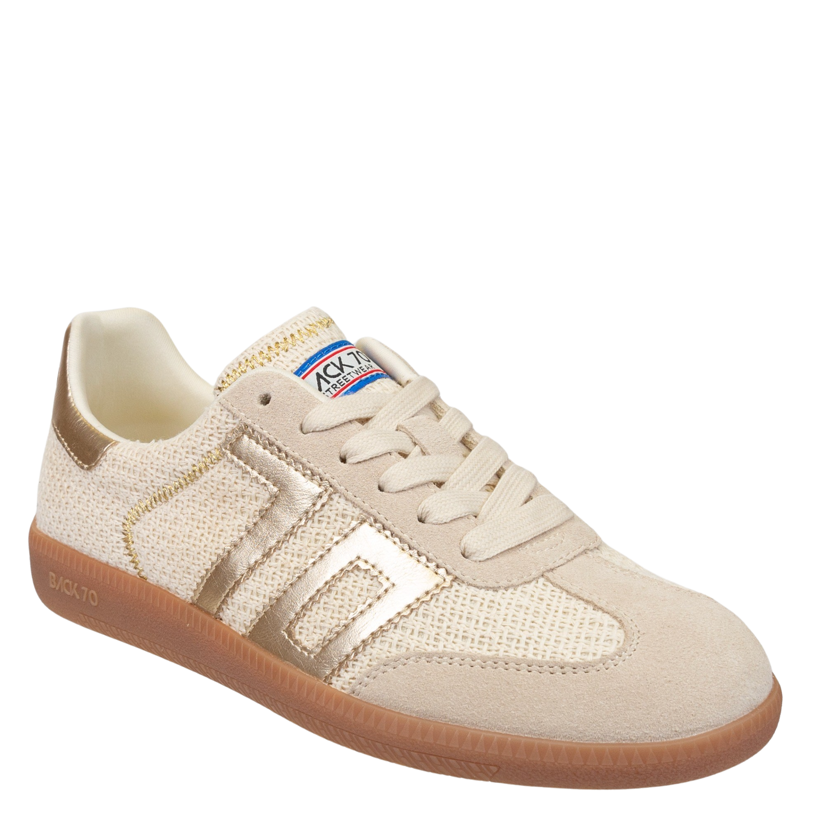 GOLDEN  PEINT SNEAKERS スニーカー 35サイズ BACK 70 - IUTA 2512 in GOLD Sneakers – Hip Chics Boutique