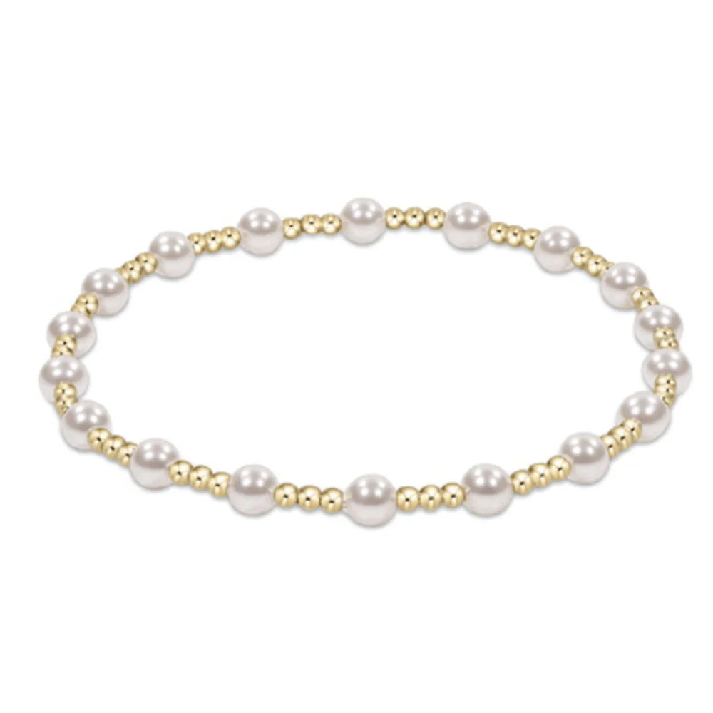 enewton Classic Sincerity Pattern 4mm-Pearl Bracelet