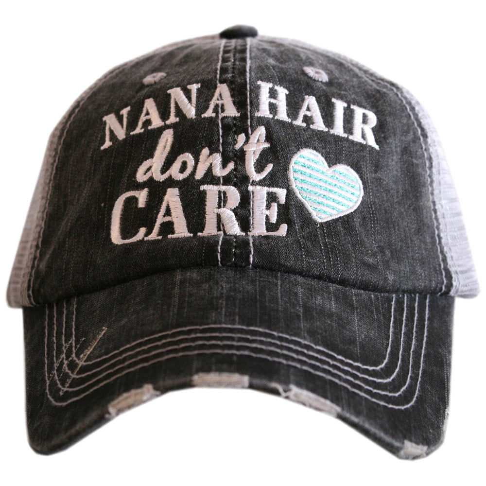 Nana Hat Mint Heart