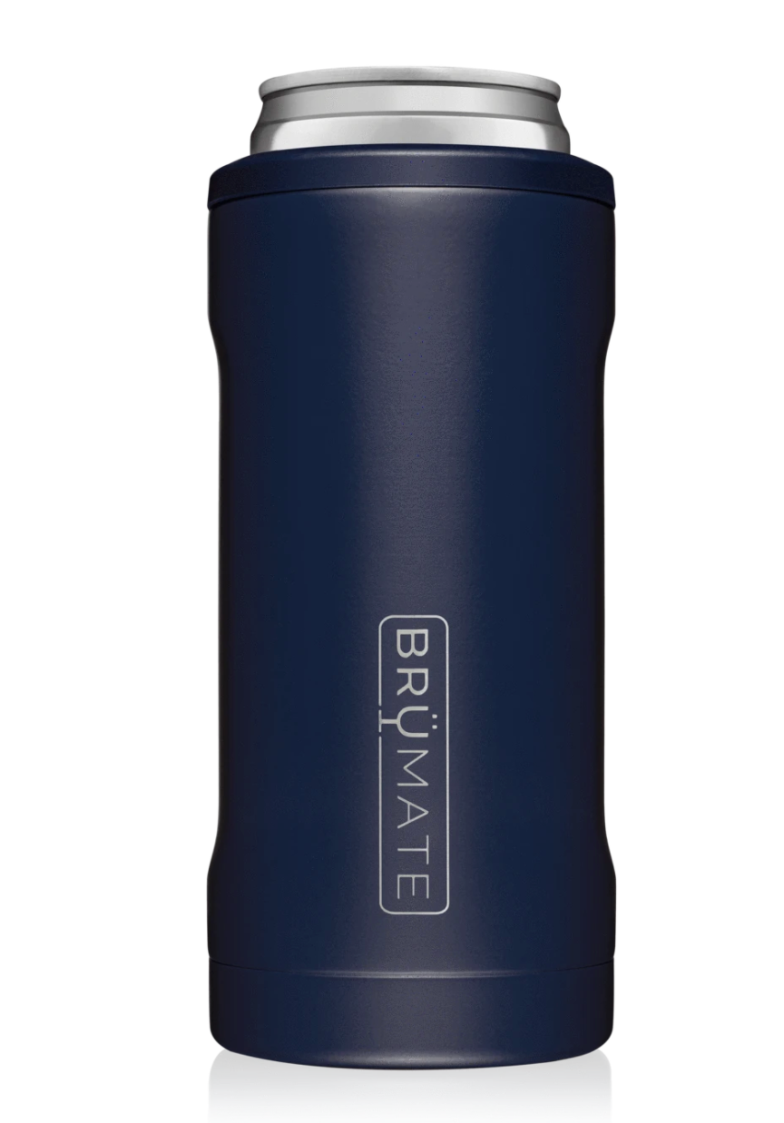 Brumate Hopsulator Bottle 12 oz Insulated Bottle Cooler in Matte Navy New
