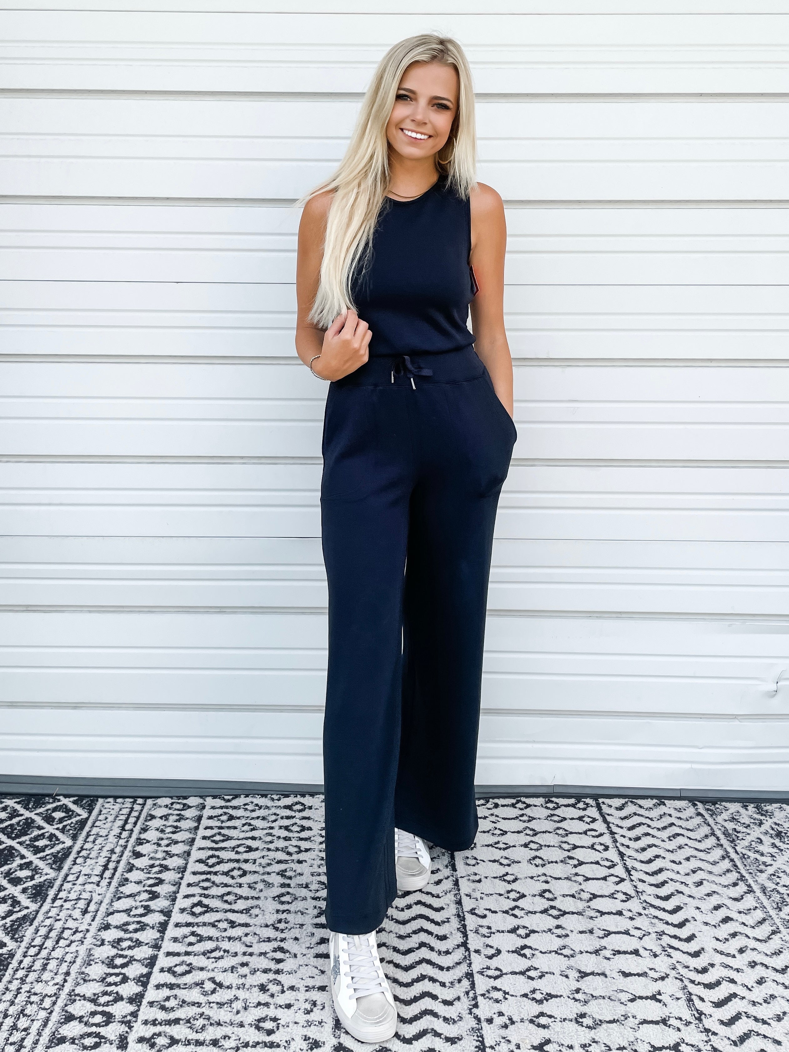 Three ways to style the @spanx AirEssentials Jumpsuit, which can