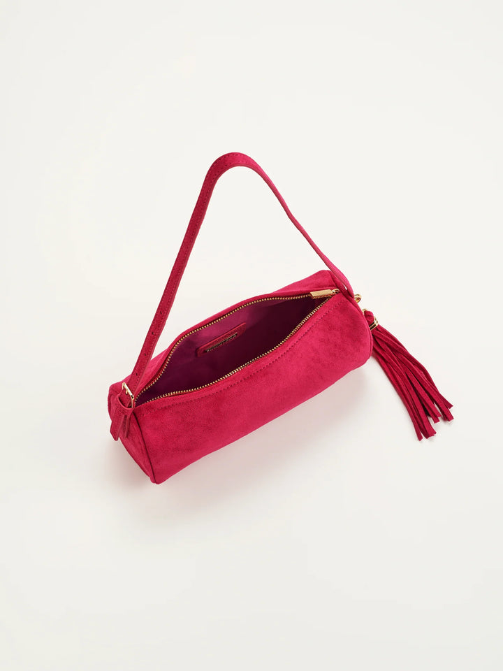 Kylie Barrel Shoulder Bag - Magenta