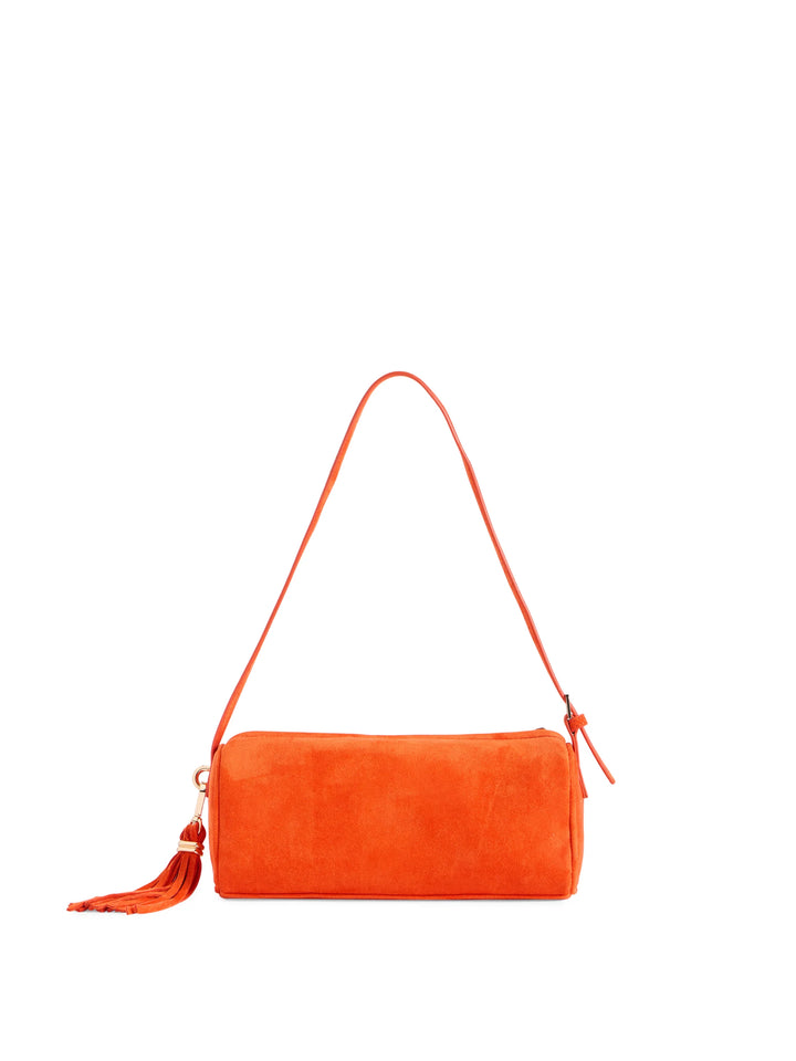Kylie Barrel Shoulder Bag - Orange