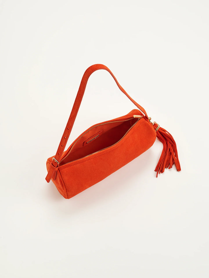Kylie Barrel Shoulder Bag - Orange