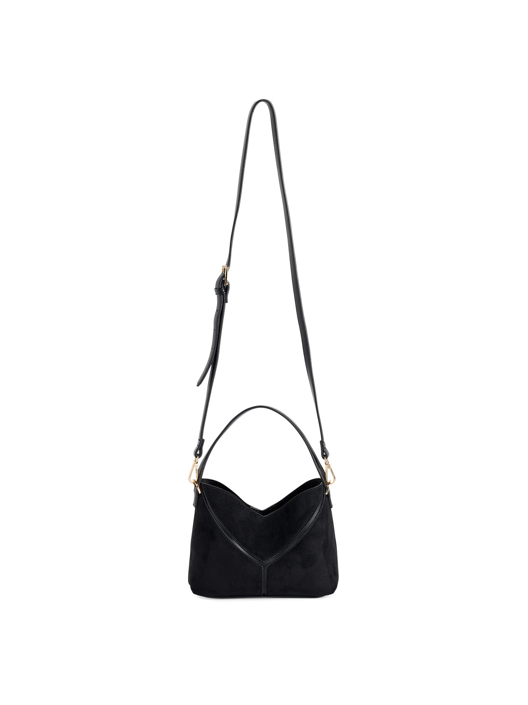 Ava Top Handle Mini Tote - Black