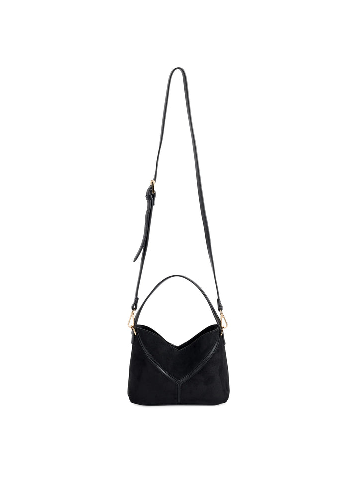 Ava Top Handle Mini Tote - Black