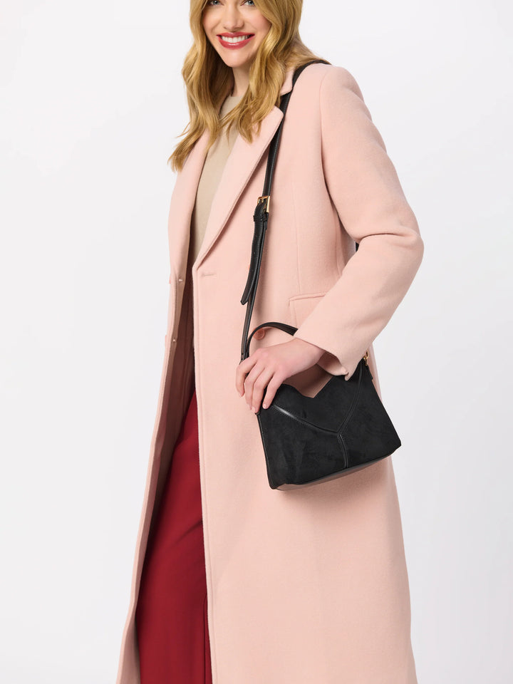 Ava Top Handle Mini Tote - Black