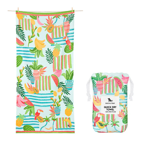 Dock & Bay Beach Towel Tropical Treat Large