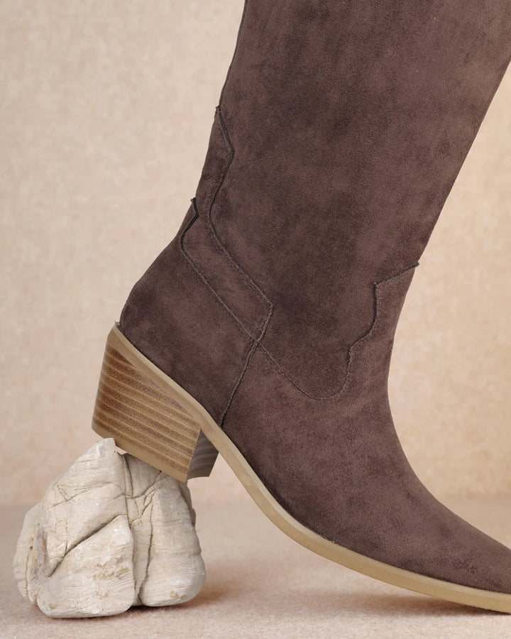 Juliette Knee-High Boot - Dark Brown