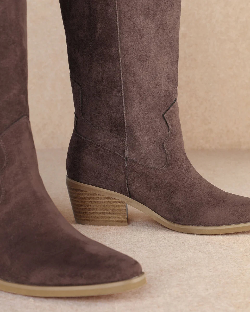 Juliette Knee-High Boot - Dark Brown