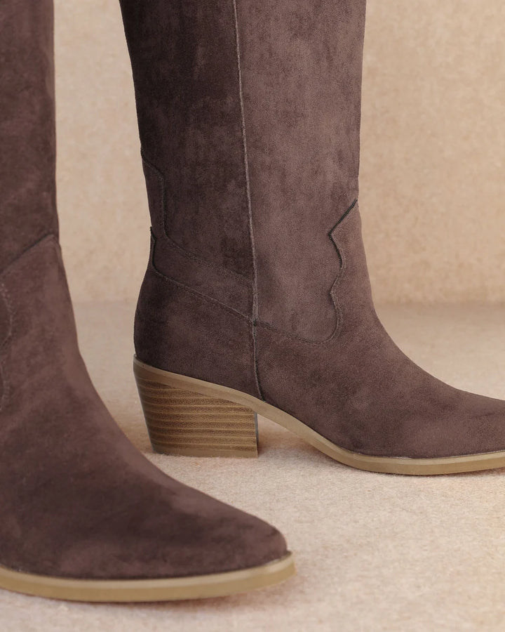 Juliette Knee-High Boot - Dark Brown