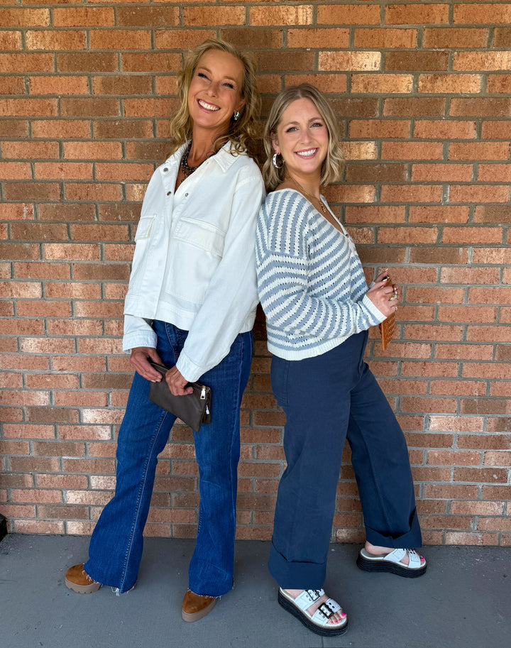 Kimber Wide Leg Pants - Navy