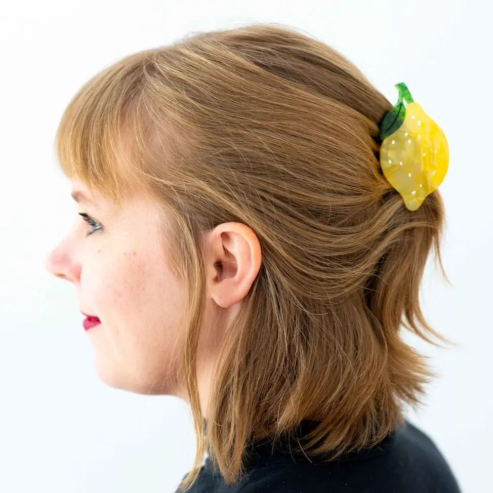 Midi Lemon Hair Clip