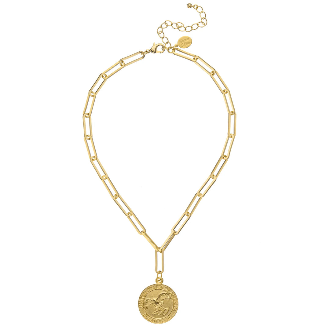 Susan Shaw USA 250 Paperclip Necklace