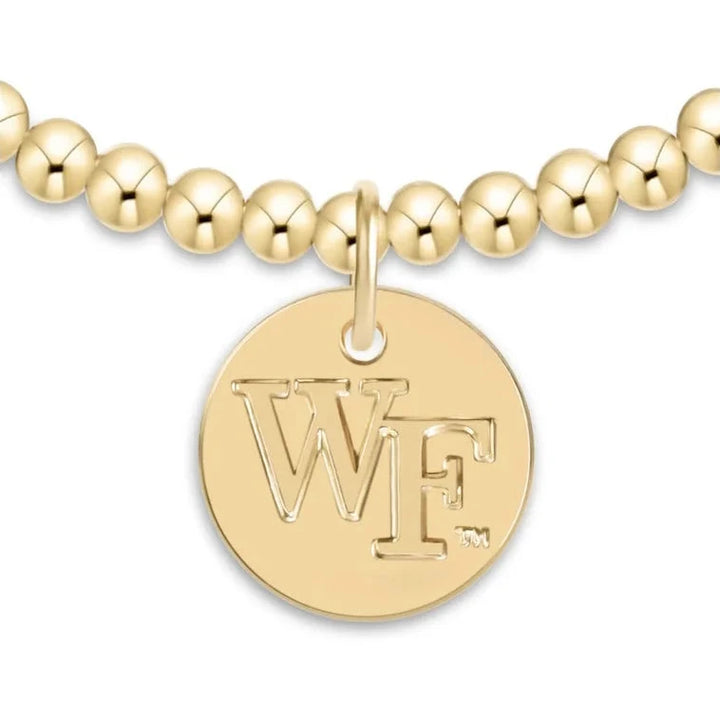 enewton ecollegiate Classic Gold 3mm Bracelet - WFU