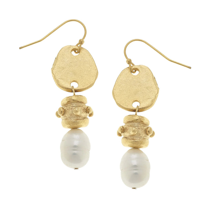 Susan Shaw Bentley Earrings - Pearl