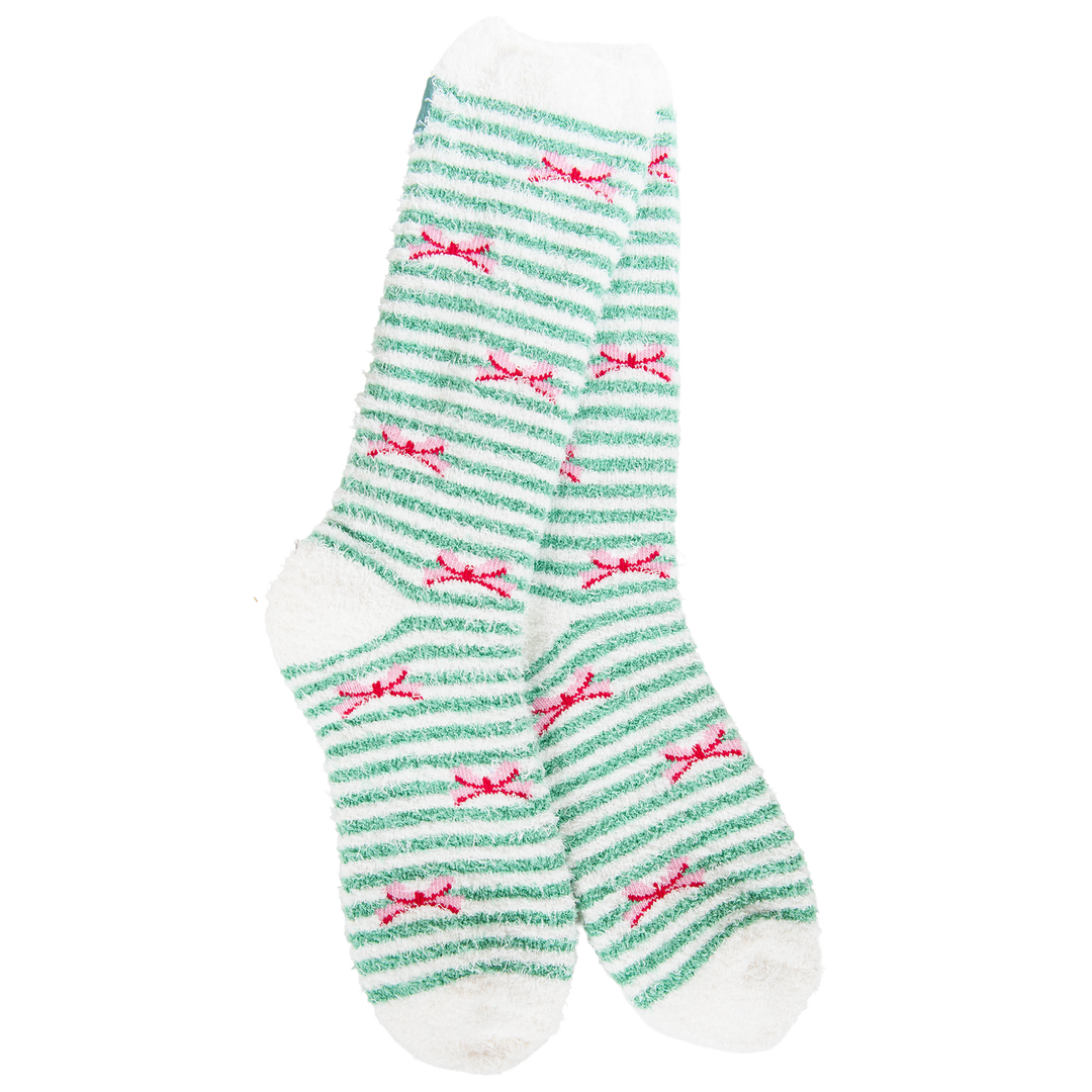 World Softest Sock - Holiday Bow Crew