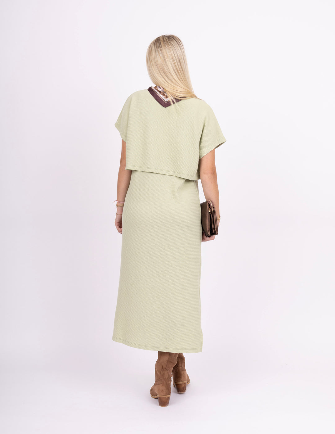 Desert Sage Cloudy Knit Dress