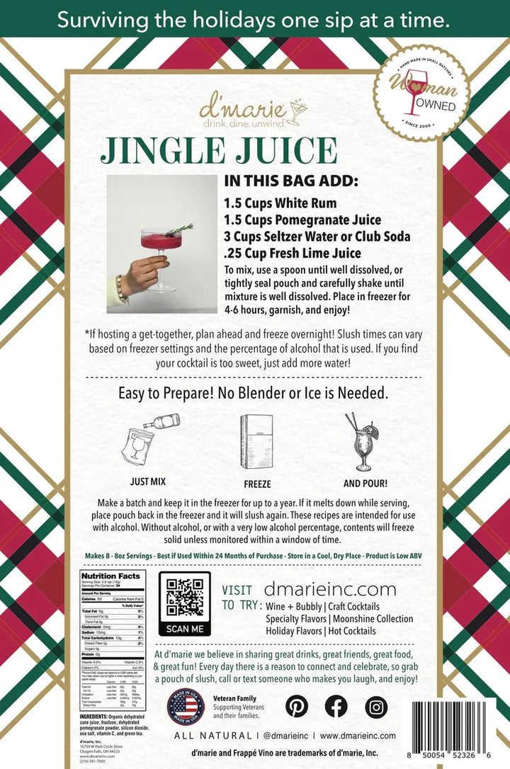 Jingle Juice Cocktail Mix 10oz