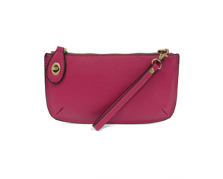 Joy Susan Fuchsia Mini Crossbody Wristlet Clutch