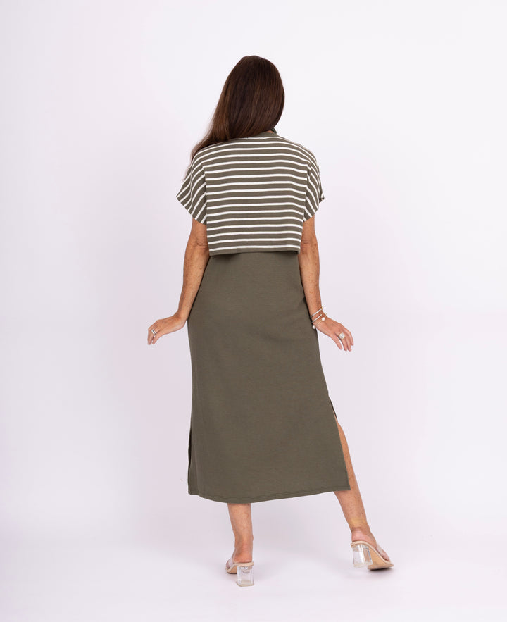 Lakewell Dress - Olive