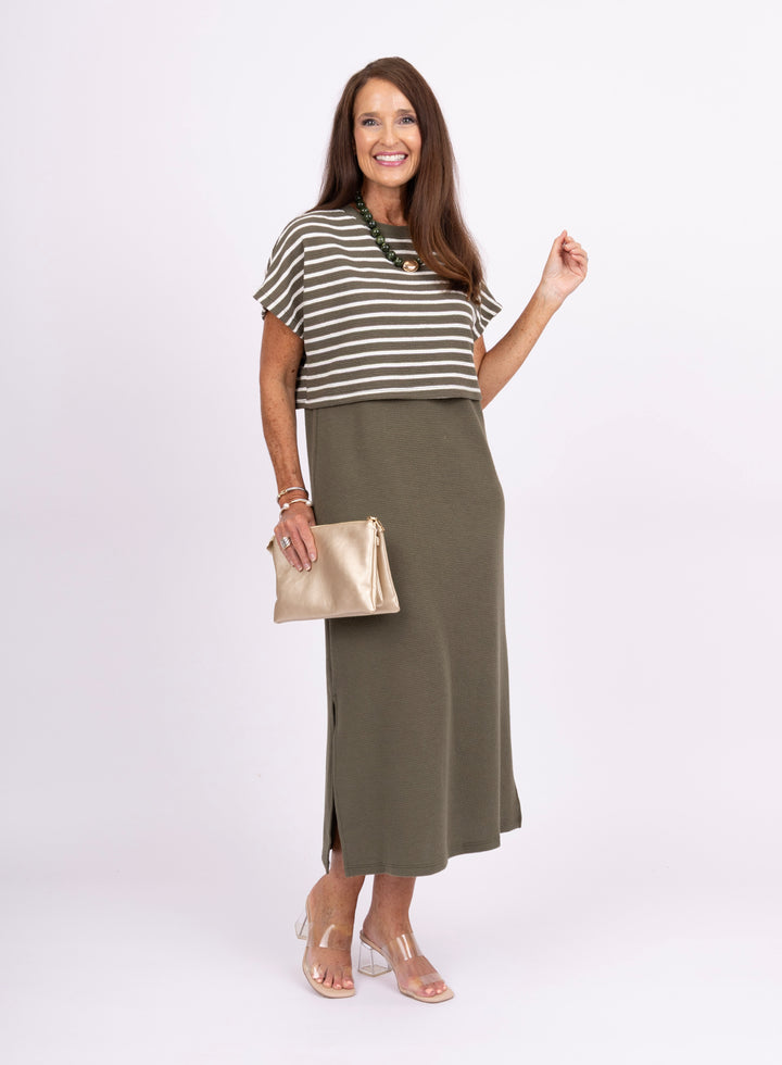 Lakewell Dress - Olive