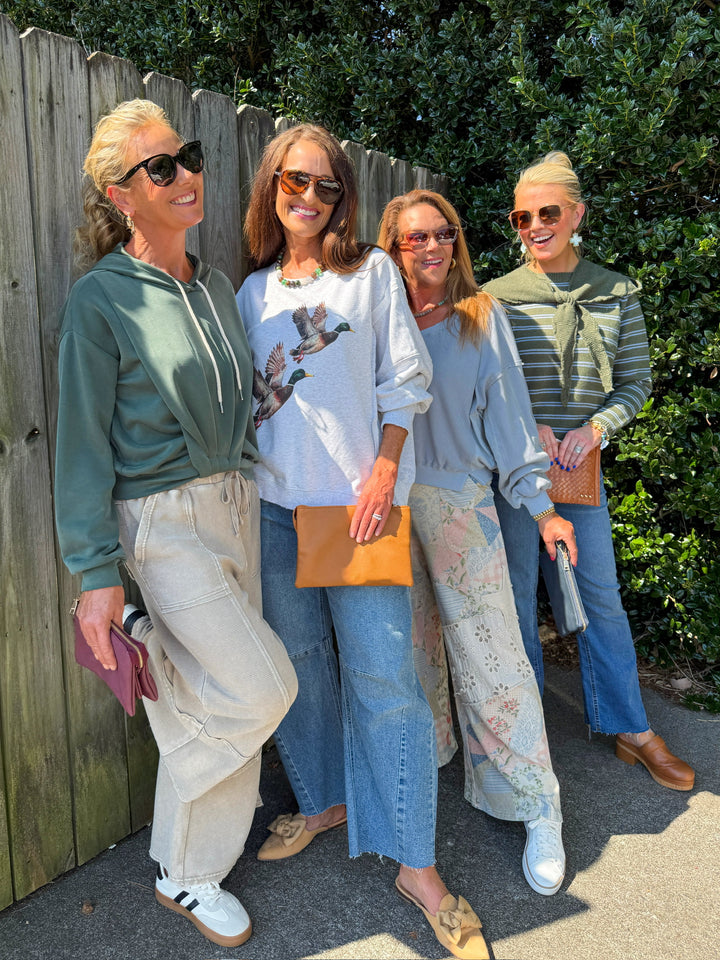 Duck Graphic Grey Sweatshirt