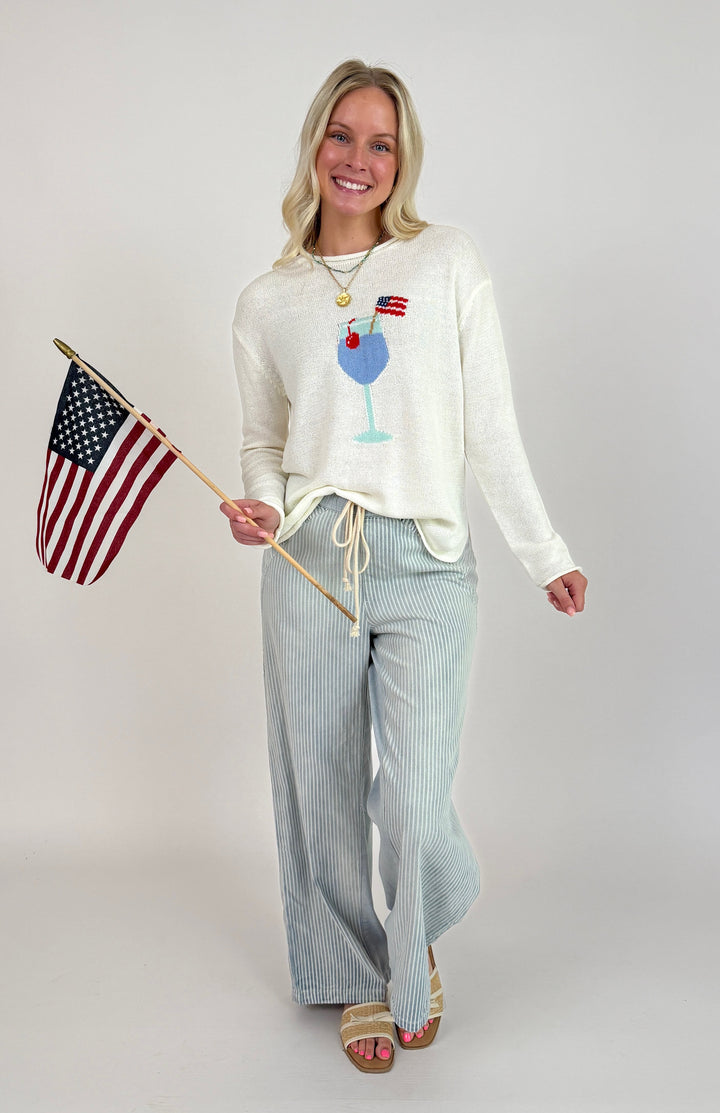 USA Cocktails Sweater