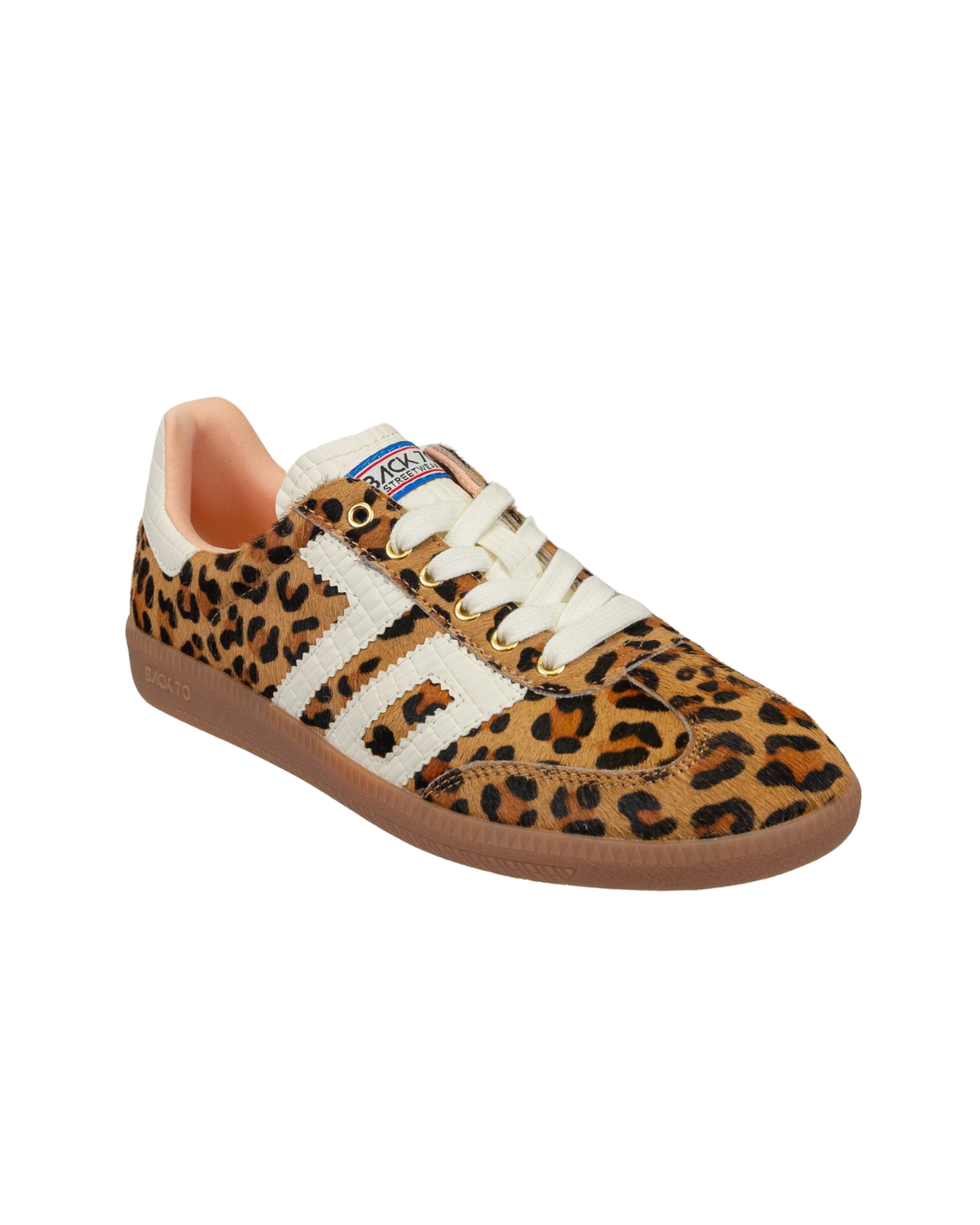 BACK 70 - CLOUD in LEOPARD CAMEL WHITE Sneakers