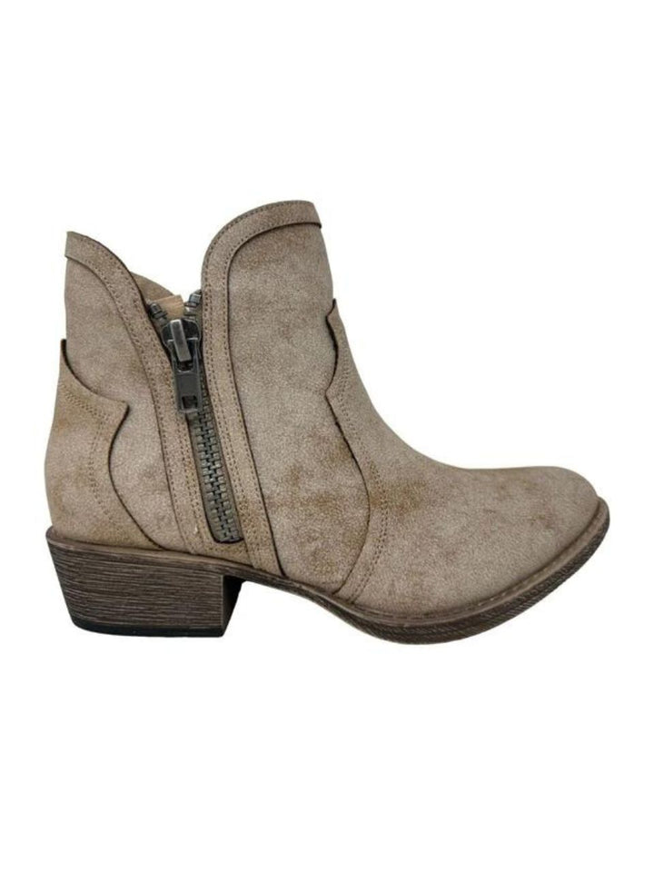 Evie Bootie Nude-Final Sale