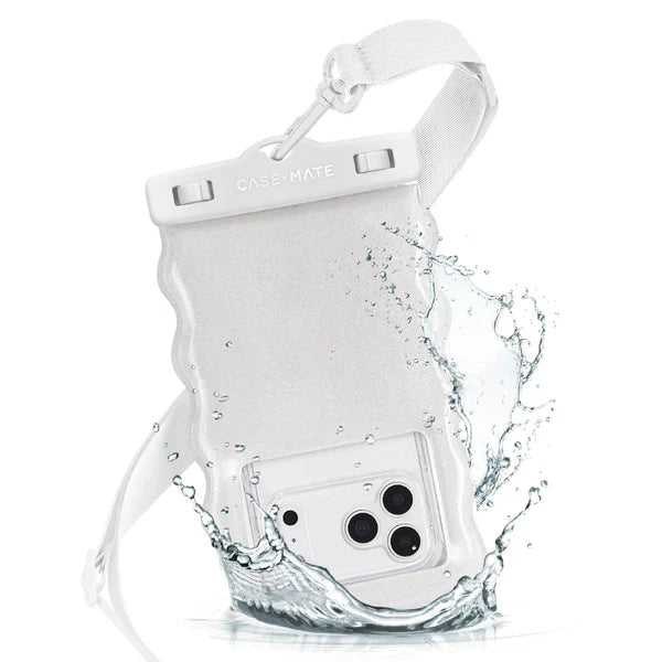 Case-Mate Wavy Waterproof Floating Phone Pouch - Ivory Twinkle