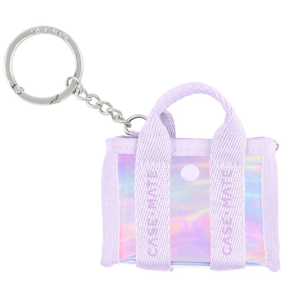 Case-Mate Jelly Tote Bag Keychain - Iridescent
