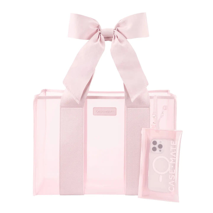 Ballet Pink Bow Jelly Tote