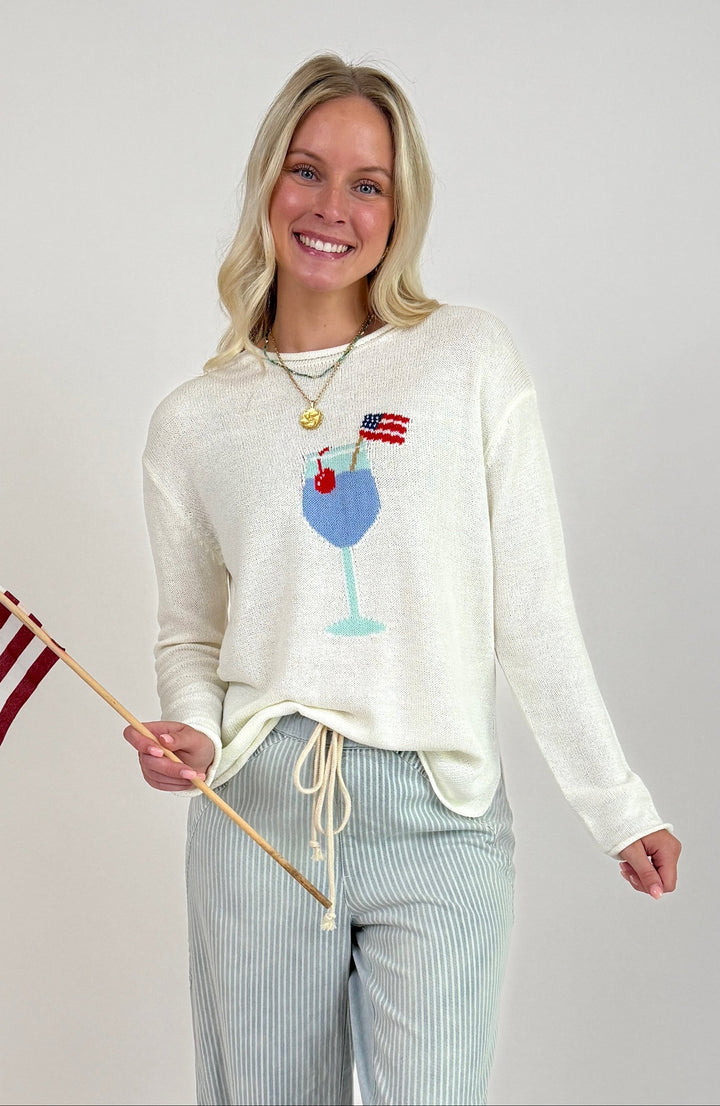 USA Cocktails Sweater