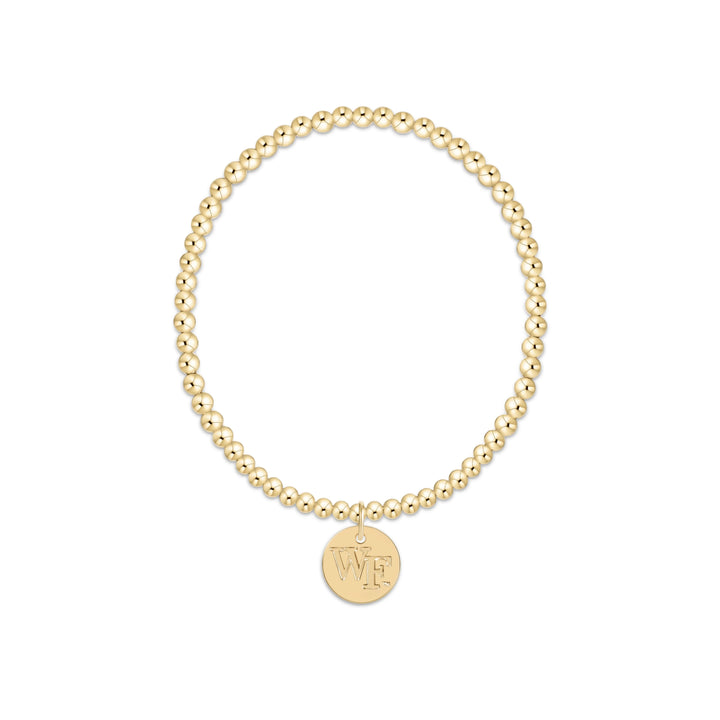 enewton ecollegiate Classic Gold 3mm Bracelet - WFU
