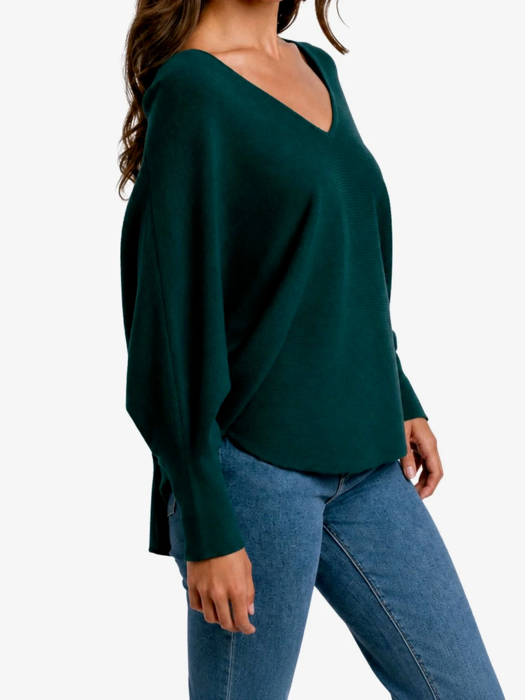 Kerisma RYU Thin V-Neck Top - Emerald