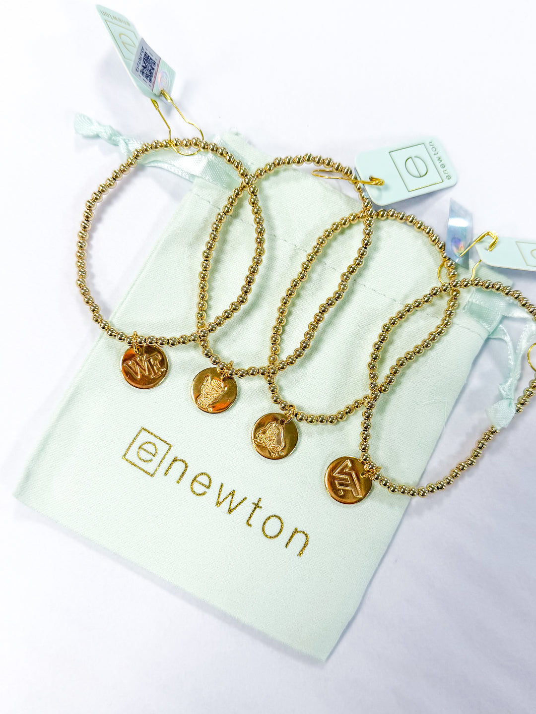 enewton ecollegiate Classic Gold 3mm Bracelet - NC State