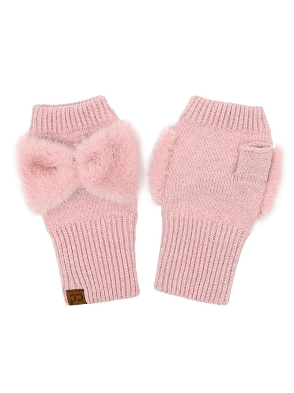 C.C Gloves Rose Pink Bow