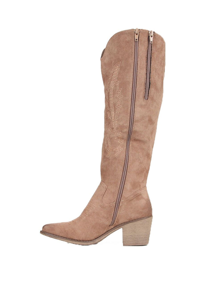 Wilder Taupe Tall Boots