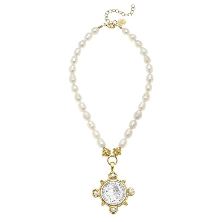 Susan Shaw French Franc Marie Necklace