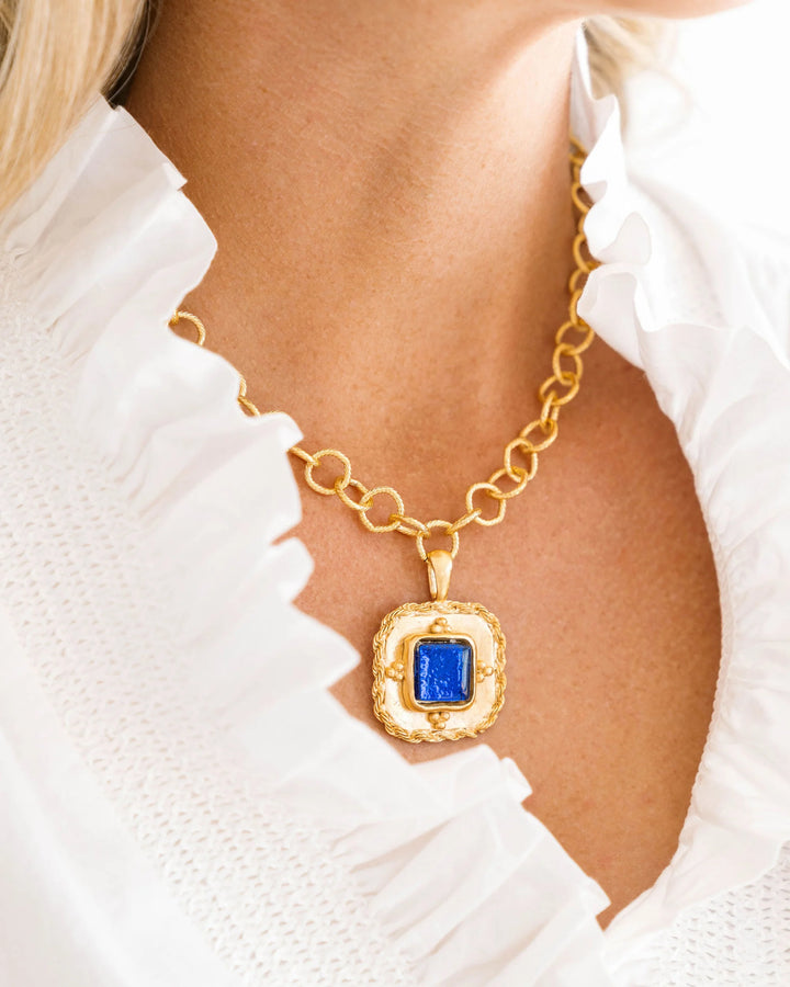 Susan Shaw Madeline Necklace - Navy