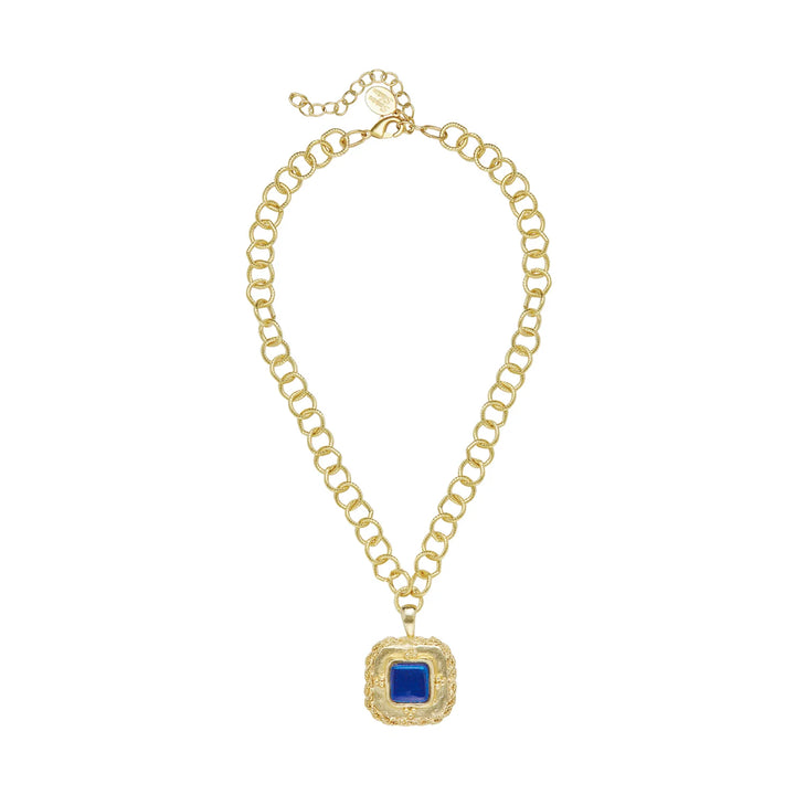Susan Shaw Madeline Necklace - Navy