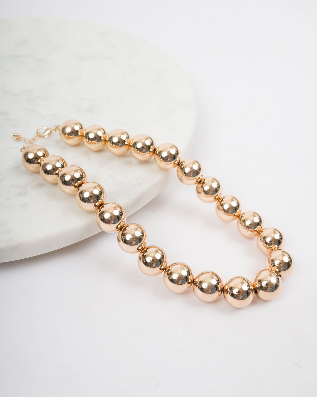 Gold Ball Necklace