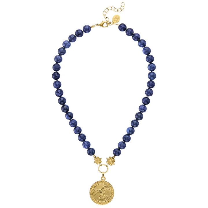 Susan Shaw USA 250 Lapis Necklace
