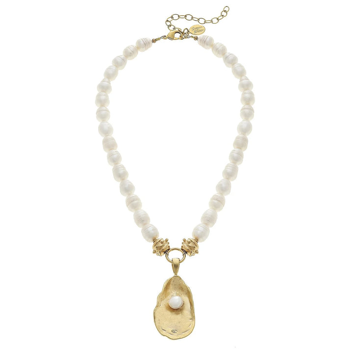 Susan Shaw Pearl Oyster Pearl Necklace