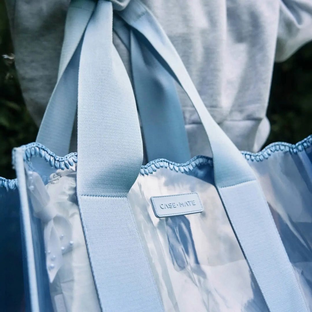 Case-Mate Carolina Blue Crochet Wave Jelly Tote
